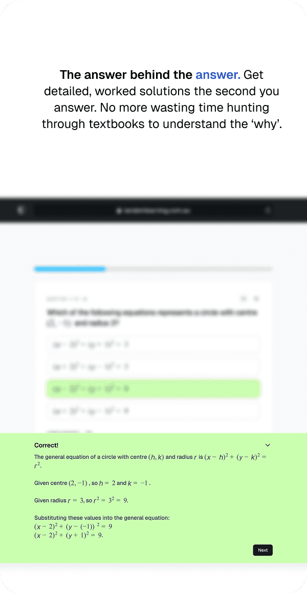 Confidence scoring rail example from QuizWise.