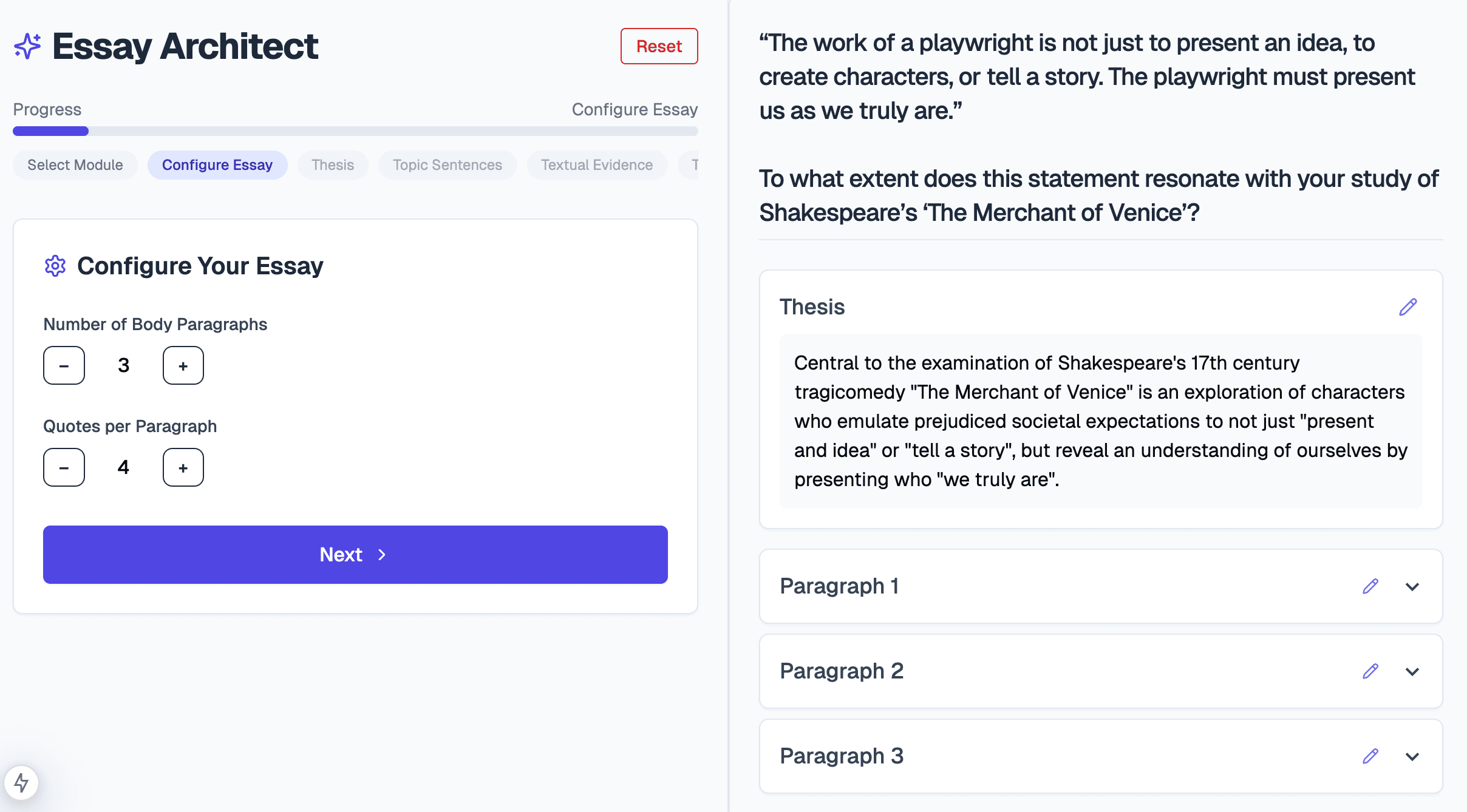 Wordsmith screenshot 2