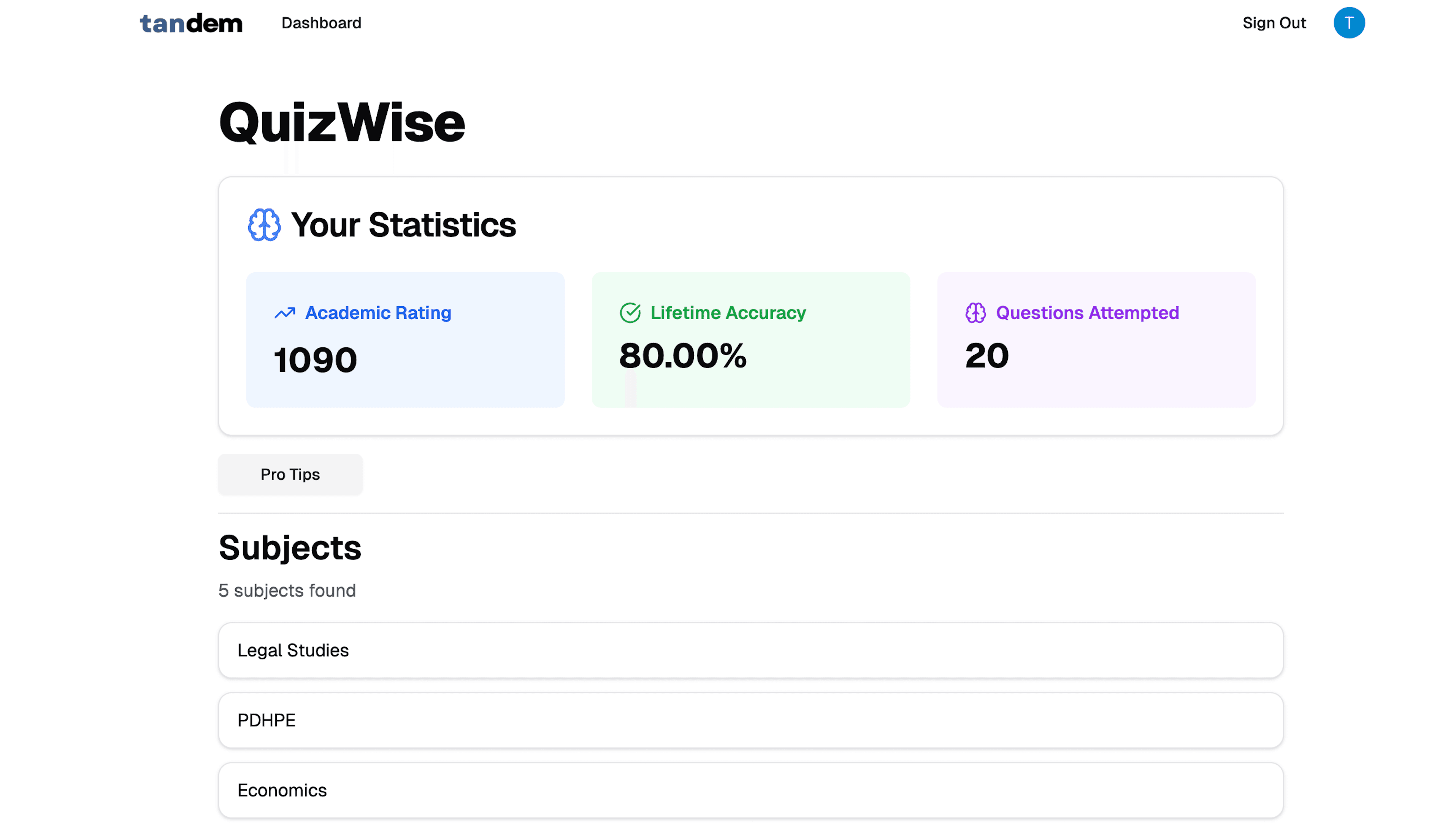 QuizWise screenshot 1