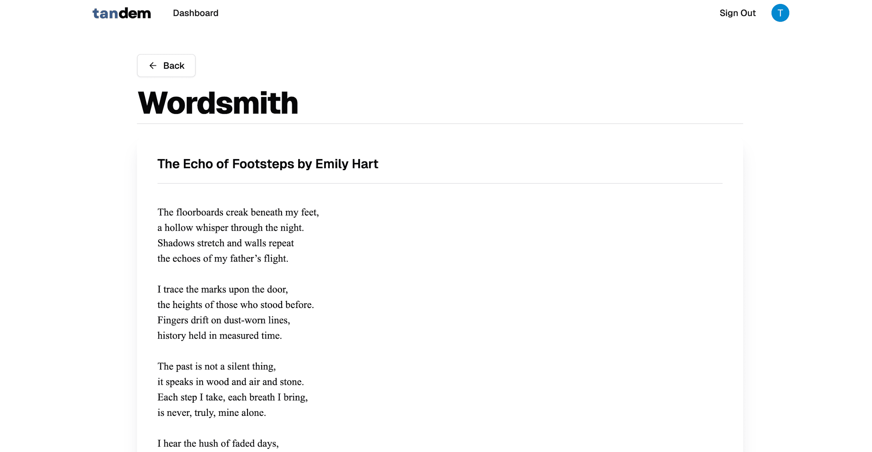Wordsmith screenshot 2